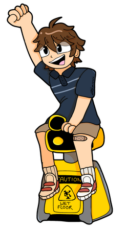 Gregory and Wet Floor Bot from Security Breach ☆ Worth £21